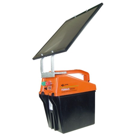 Energizador Paddockmaster Recargable con Panel Solar