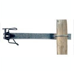 Aislador separador 20 cm para poste de hierro