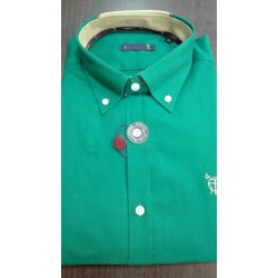Camisa Hombre Manga Larga Verde
